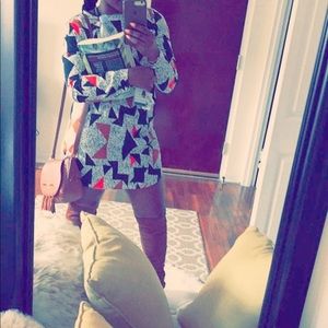 Geometric Print Dress